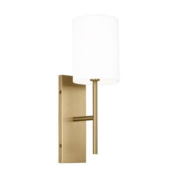 Key Small Wall Sconce in Burnished Brass