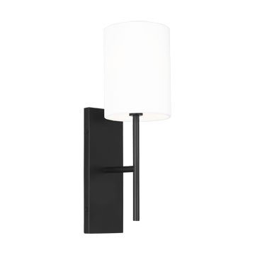 Key Small Wall Sconce in Midnight Black