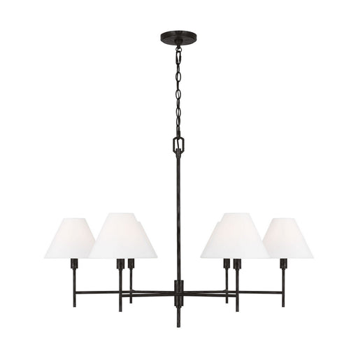 Ridgewood Large 6-Light Chandelier in Aged Iron