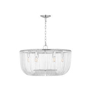 Pierce 6-Light Medium Chandelier in Polished Nickel