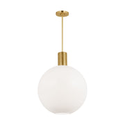 Colewood Large Pendant in Satin Brass