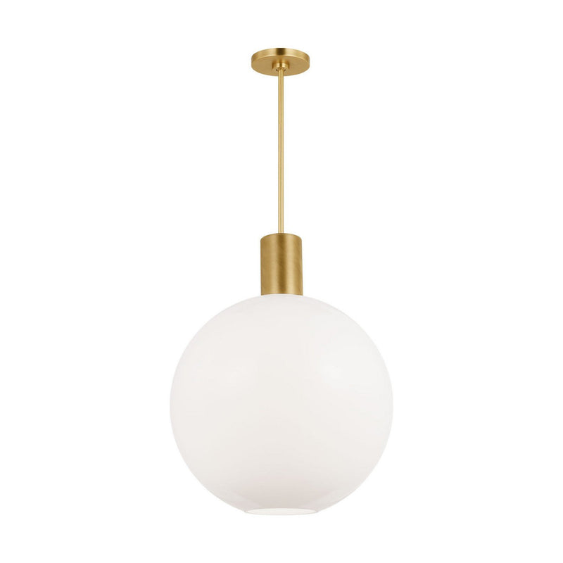 Colewood Large Pendant in Satin Brass