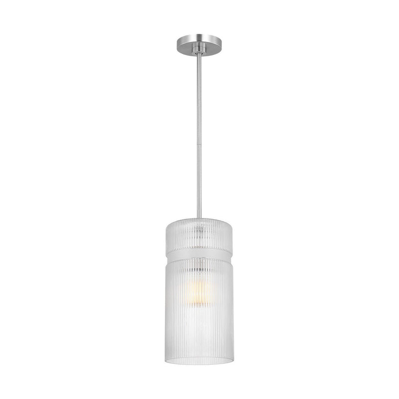 Liouet Small Pendant in Brushed Nickel
