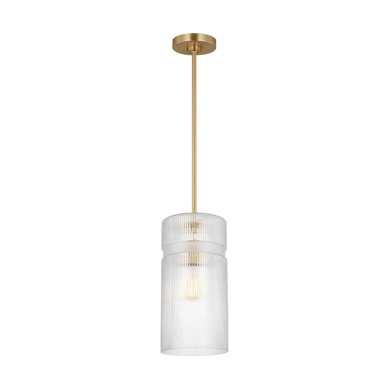 Liouet Small Pendant in Satin Brass