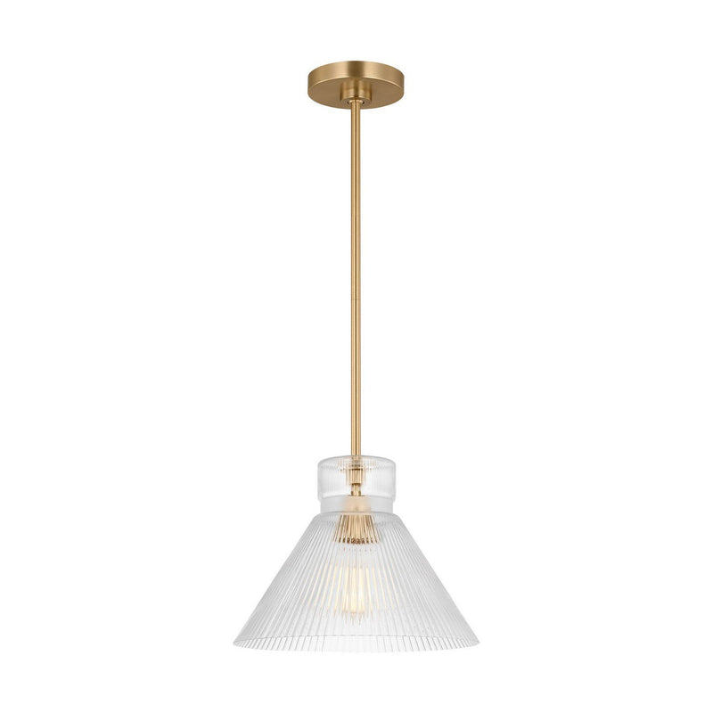 Liouet Medium Pendant in Satin Brass