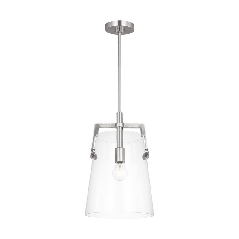 Crofton Medium Pendant in Brushed Nickel