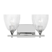 Toffino 2-Light Bath Vanity Light in Chrome