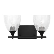 Toffino 2-Light Bath Vanity Light in Midnight Black