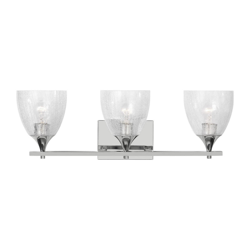 Toffino 3-Light Bath Vanity Light in Chrome