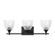 Toffino 3-Light Bath Vanity Light in Midnight Black