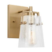 Crofton Bath Sconce in Satin Brass