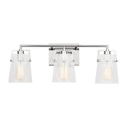 Crofton 3-Light Bath Vanity Light in Chrome