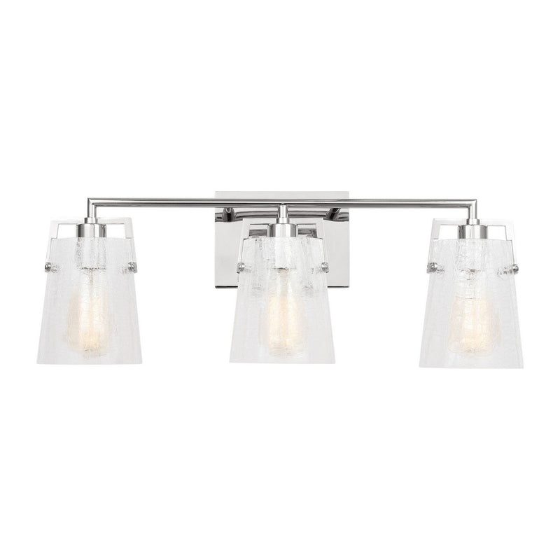 Crofton 3-Light Bath Vanity Light in Chrome
