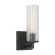 Sarita Small Bath Sconce in Midnight Black