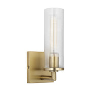Sarita Small Bath Sconce in Satin Brass