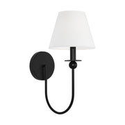 Elsay Small Wall Sconce in Midnight Black