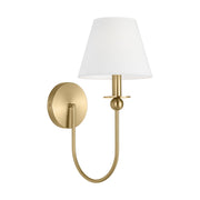 Elsay Small Wall Sconce in Satin Brass