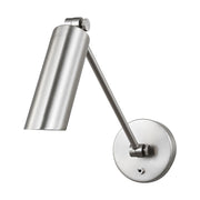 Frasar Medium Swing Arm Wall Lamp in Brushed Nickel