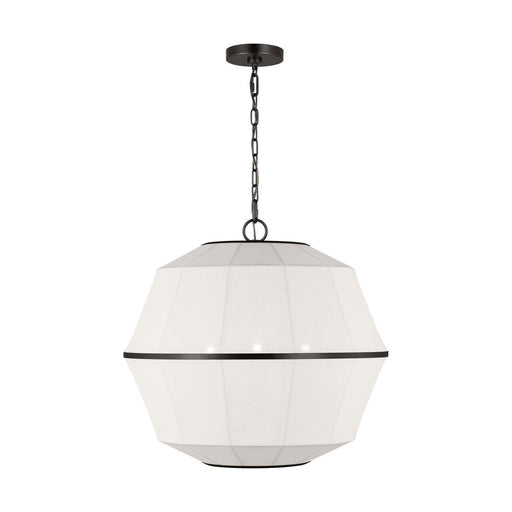 Hikari 3-Light Medium Pendant in Aged Iron