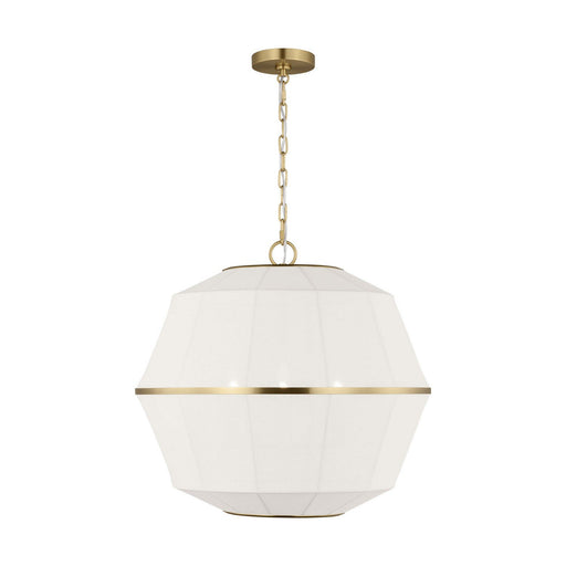Hikari 3-Light Medium Pendant in Burnished Brass