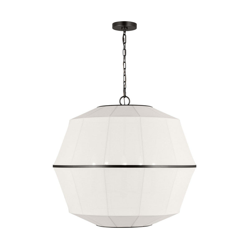 Hikari 5-Light Large Pendant in Aged Iron