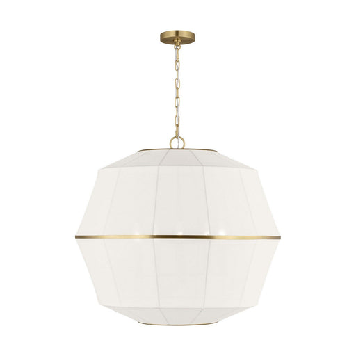 Hikari 5-Light Large Pendant in Burnished Brass