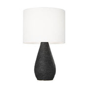 Breccia Medium Table Lamp in Black Wash