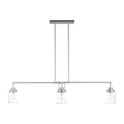 Anders 4-Light Linear Pendant in Brushed Nickel