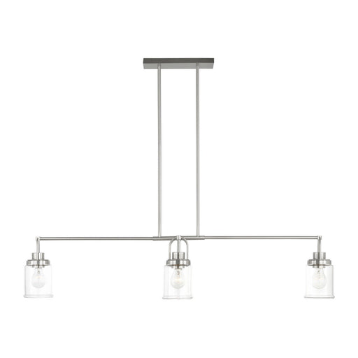 Anders 4-Light Linear Pendant in Brushed Nickel