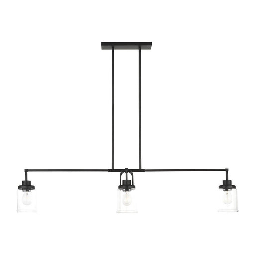 Anders 4-Light Linear Pendant in Midnight Black