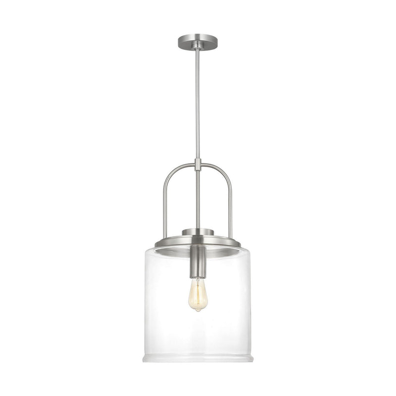 Anders Large Pendant in Brushed Nickel