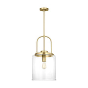Anders Large Pendant in Satin Brass