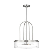 Anders 4-Light Extra Large Pendant in Brushed Nickel