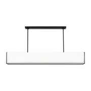 Velero Large Linear Pendant in Aged Iron