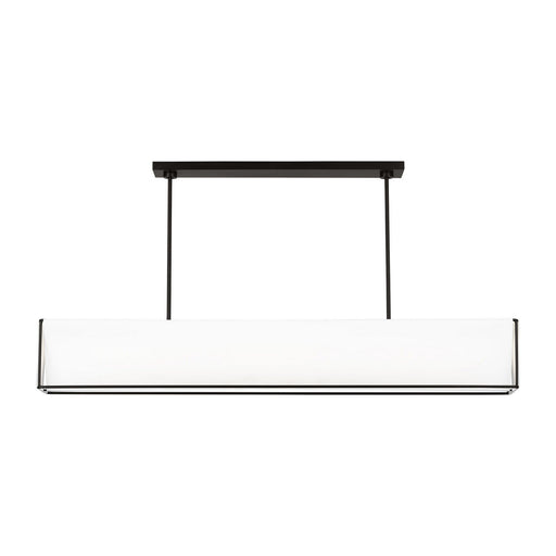 Velero Large Linear Pendant in Aged Iron