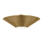 Echo Medium Wall / Ceiling Light in Burnished Brass
