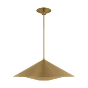 Echo Medium Pendant in Burnished Brass