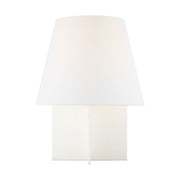 Blocco Small Table Lamp in Soft Linen