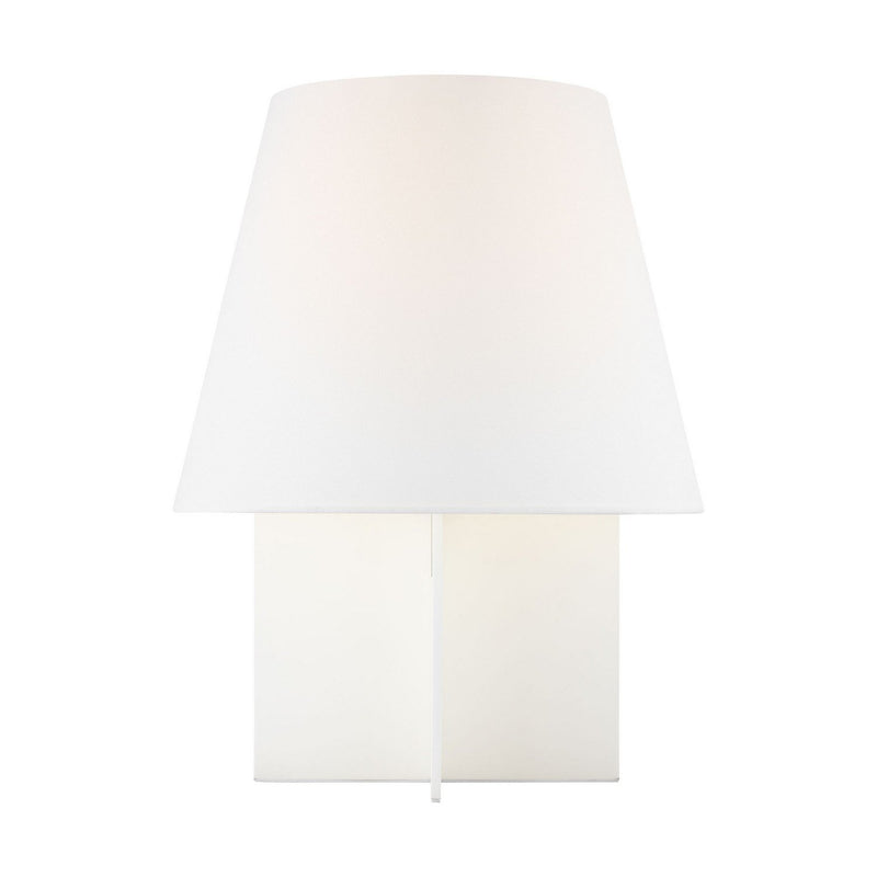 Blocco Small Table Lamp in Soft Linen