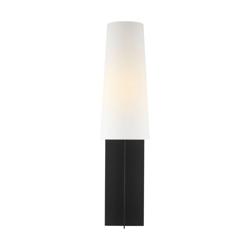 Blocco Medium Floor Lamp in Midnight Black