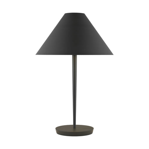 Contra Medium Table Lamp in Matte Charcoal Black