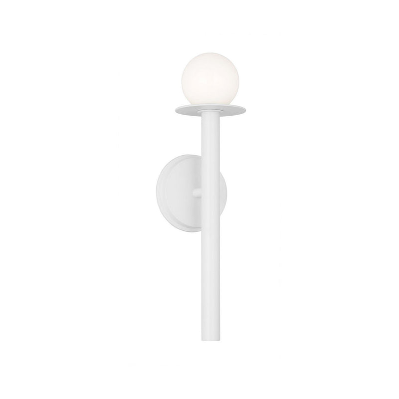 Nodes Wall Sconce in Matte White