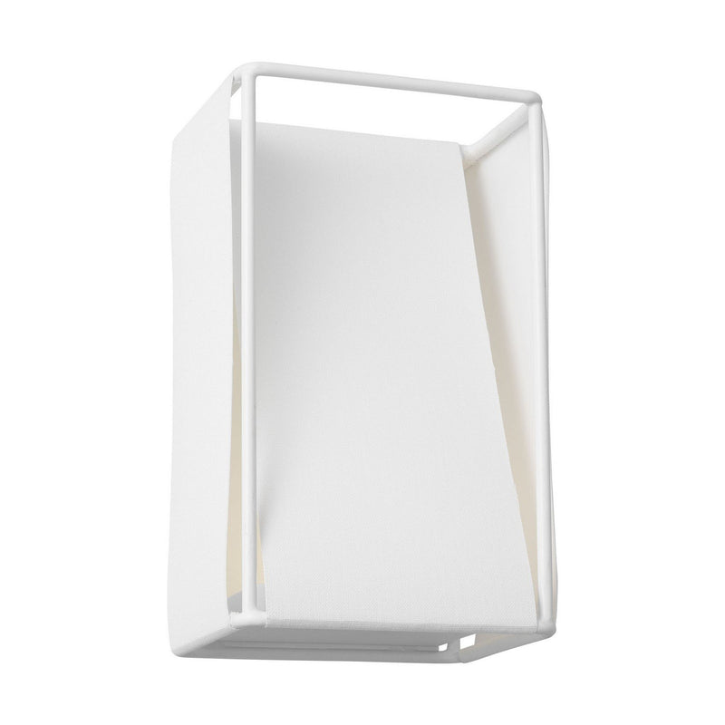 Velero Small Wall Sconce in Soft Linen
