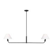 Colfax 2-Light Medium Linear Pendant in Aged Iron