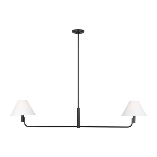 Colfax 2-Light Medium Linear Pendant in Aged Iron
