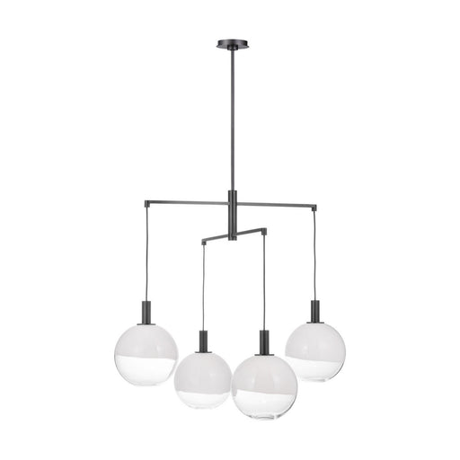 Torian Large 4-Light Chandelier in Aged Iron