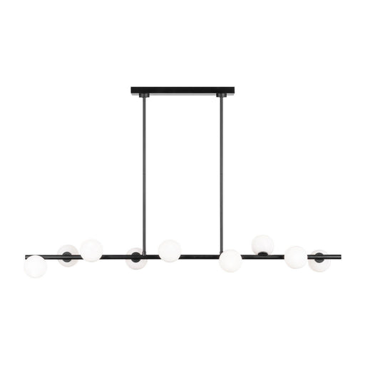 Altair 9-Light Large Linear Pendant in Aged Iron