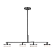 Khan Extra Large 4-Light Chandelier in Aged Iron
