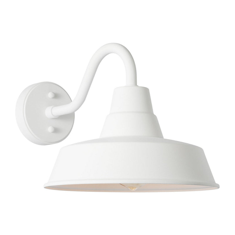 Barn Light StoneStrong Medium Outdoor Wall Sconce in Outdoor Textured White