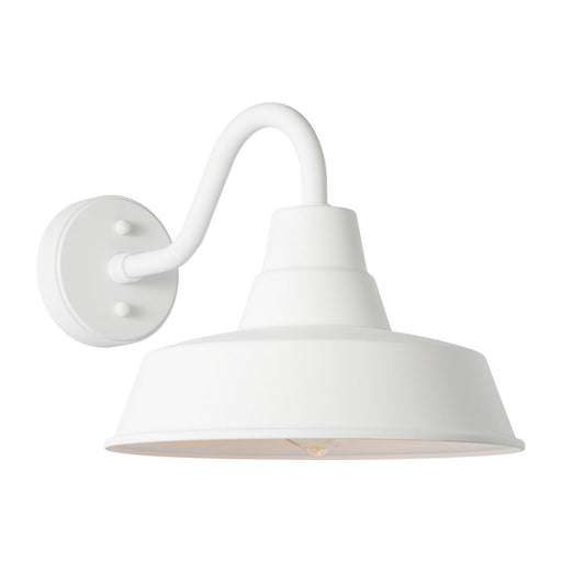 Barn Light StoneStrong Medium Outdoor Wall Sconce in Outdoor Textured White